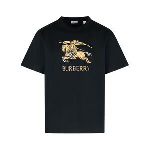 Burberry 'Seth' Black Cotton T-Shirt Men